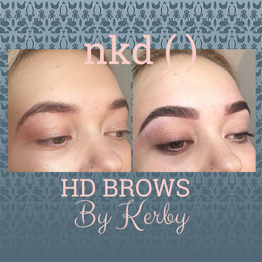HD brows by Kerby - before and after