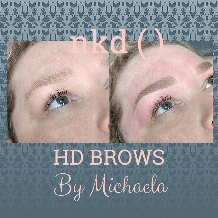 HD brows by Michalea - before and after